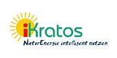 Logo und Slogan für Solartechnik. iKratos, NaturEnergie intelligent nutzen.